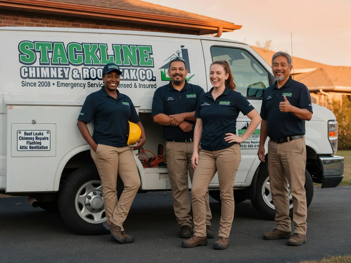 Chimney flashing repair company in Winterthur, DE